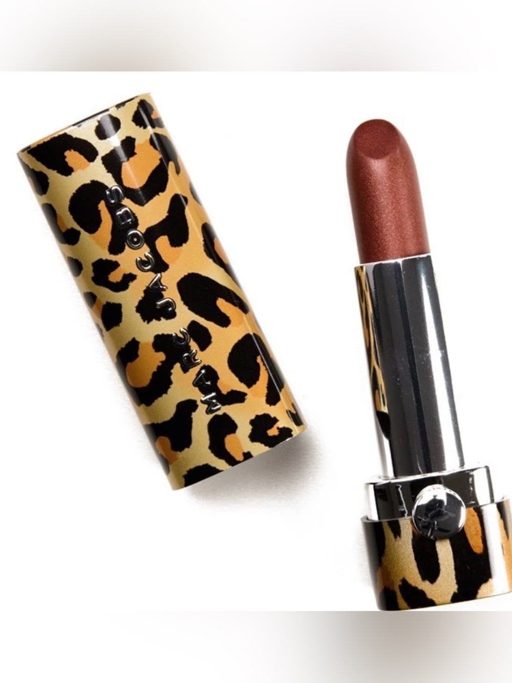 Marc Jacobs Le Marc Lip Frost Lipstick Cher-ished 506 Leopard Print LIMITED ED